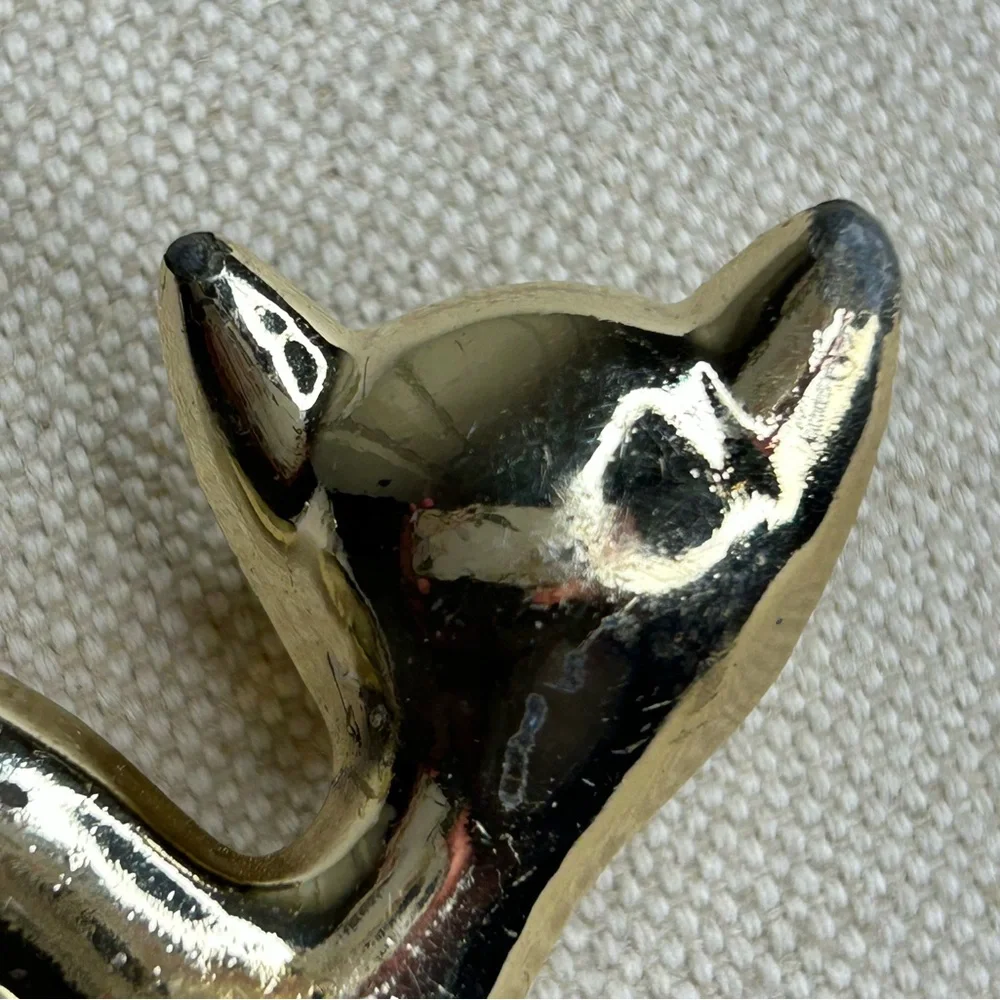 Vintage MCM Cat Kitten Wine Bottle Opener Corkscrew Bar Alcohol